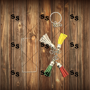 Keychain Rectangle Blank