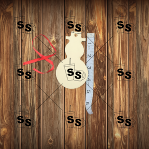 Snowman Ornament Sublimation Blank